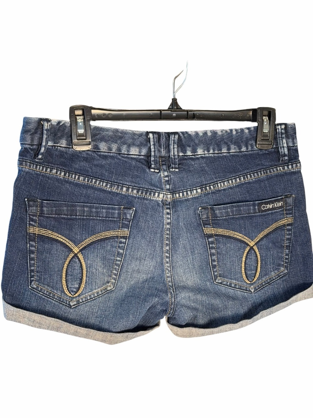 Calvin Klein Rolled Cuff Denim Shorts